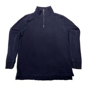 Boys Crewcuts navy quarter zip